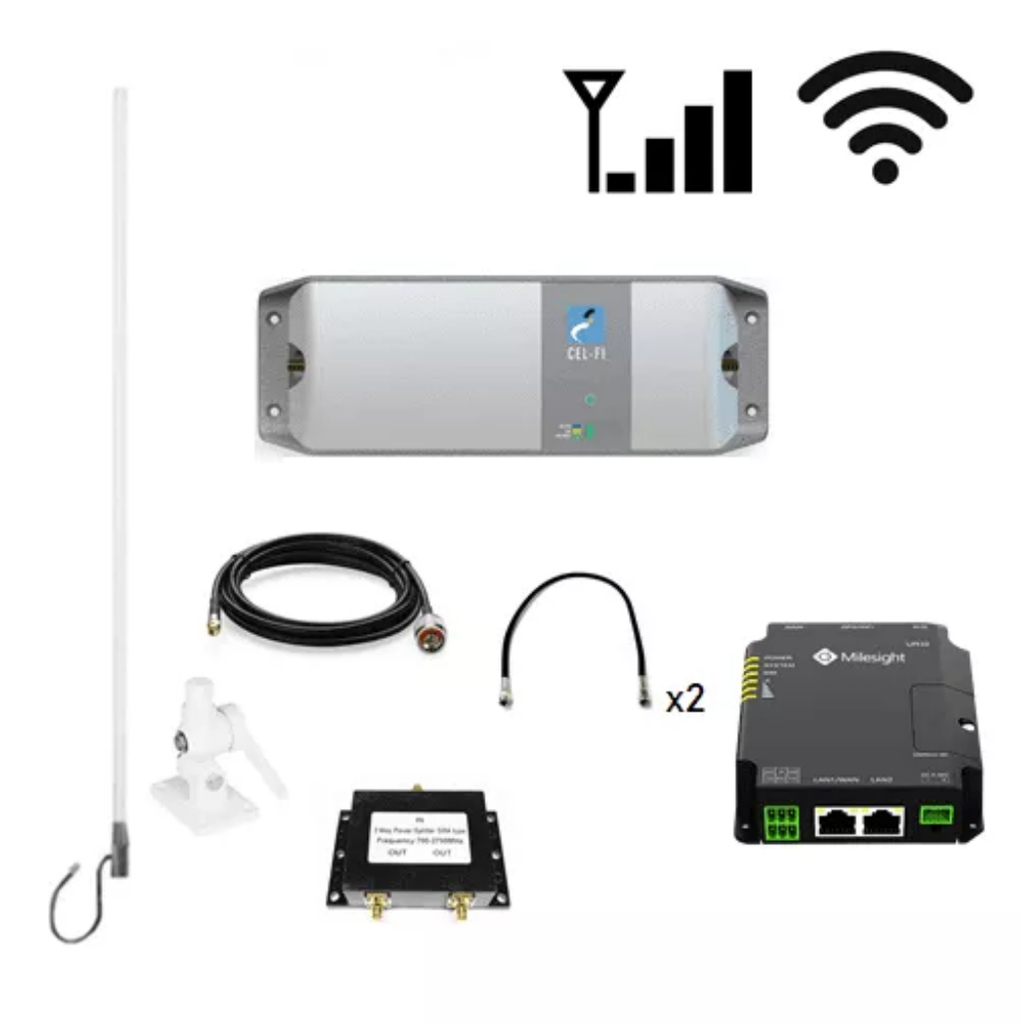 Caravan WiFi/ Cellular Pack Telstra CelFi GO + Blackhawk Omni 7